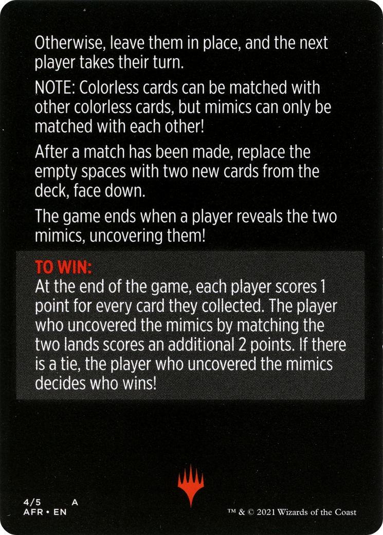 Mimic Match // Mimic Match (cont'd) (MAFR-004) - Adventures in the Forgotten Realms Minigames Foil-2