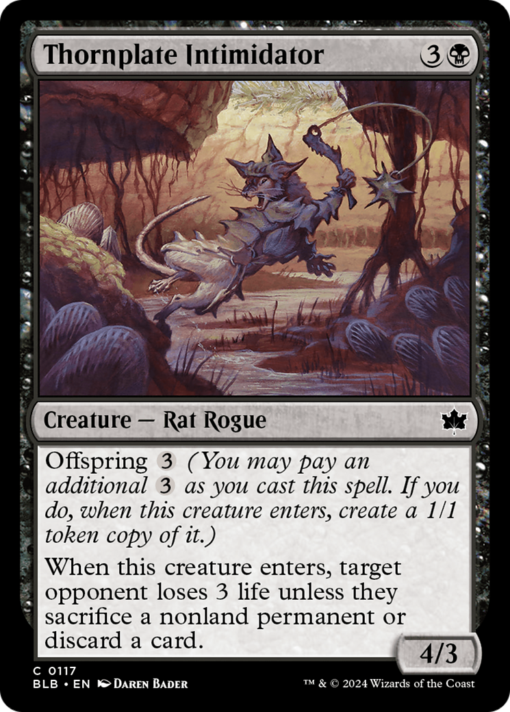 Thornplate Intimidator [Bloomburrow]-1