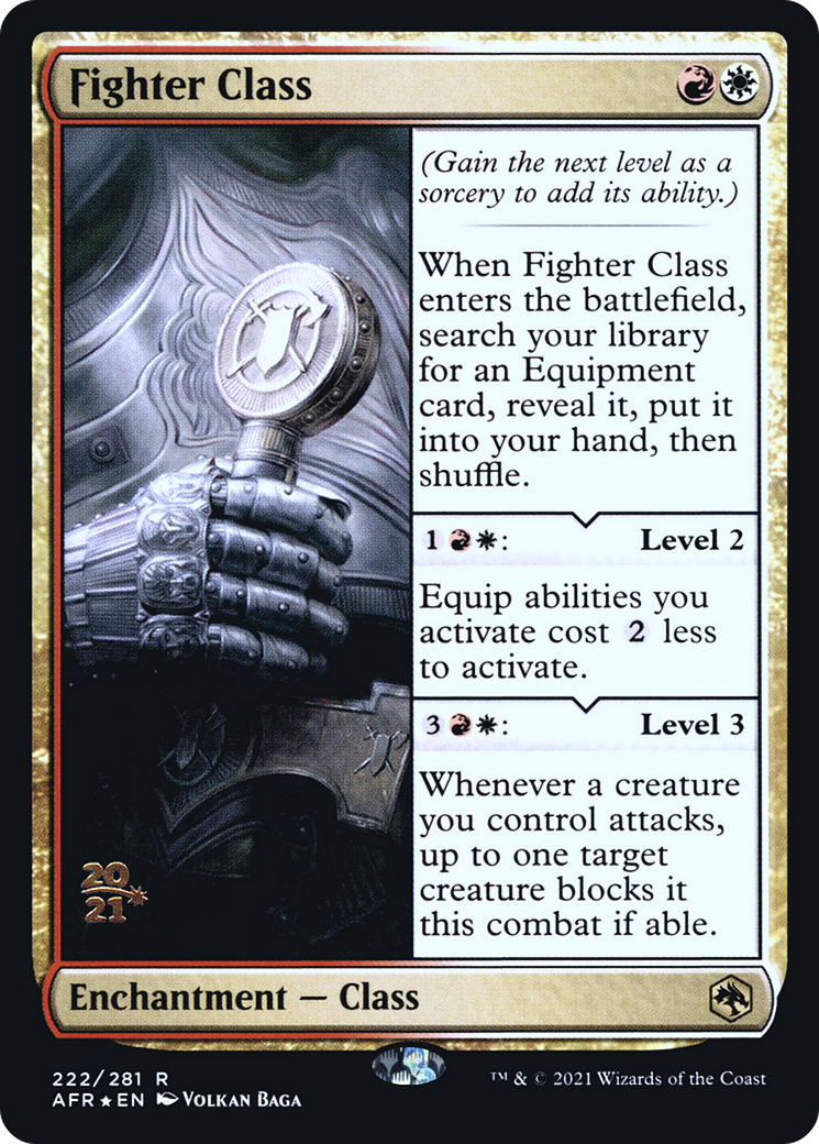 Fighter Class [Dungeons & Dragons: Adventures in the Forgotten Realms Prerelease Promos]-1