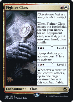Fighter Class [Dungeons & Dragons: Adventures in the Forgotten Realms Prerelease Promos]-1