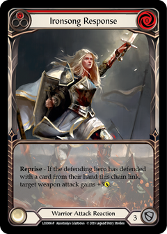 Ironsong Response (Red) [LGS008-P] (Promo)  1st Edition Normal-1