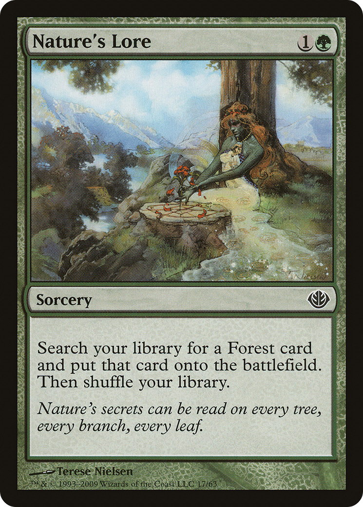Nature's Lore [Duel Decks: Garruk vs. Liliana]-1