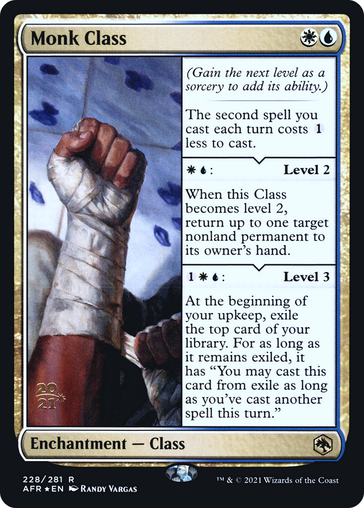 Monk Class [Dungeons & Dragons: Adventures in the Forgotten Realms Prerelease Promos]-1