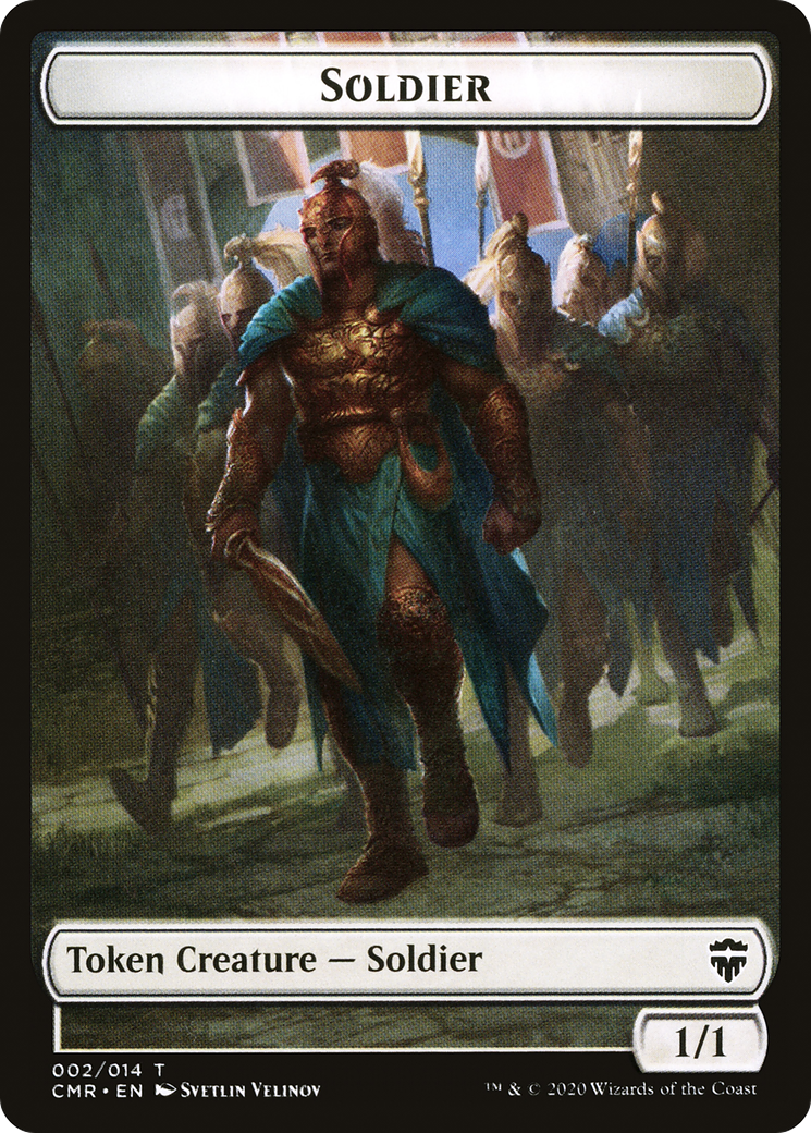 Soldier Token (CMR-002) - Commander Legends Tokens Foil-1