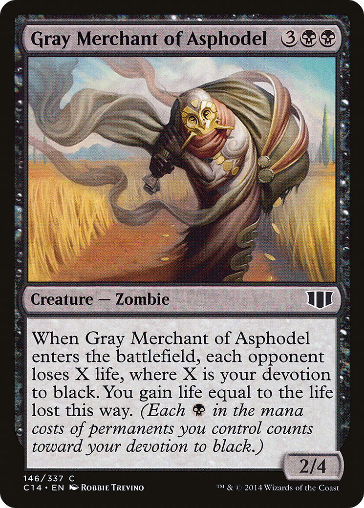 Gray Merchant of Asphodel [Commander 2014]-1