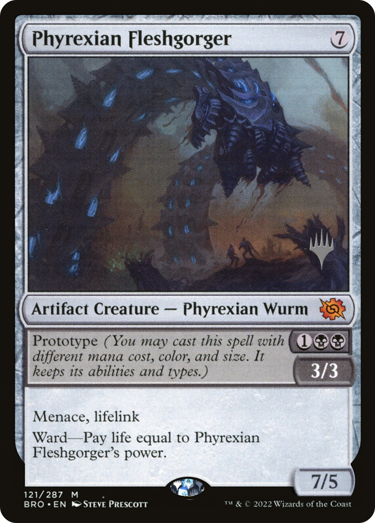 Phyrexian Fleshgorger (Promo Pack) [The Brothers' War Promos]-1