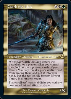 Carth the Lion (Retro Foil Etched) [Modern Horizons 2]-1