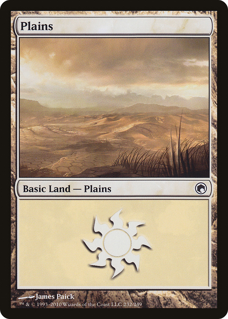 Plains (232) [Scars of Mirrodin]-1