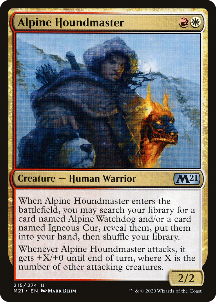 Alpine Houndmaster [Core Set 2021]-1