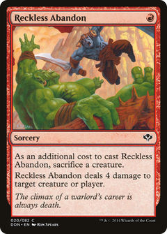 Reckless Abandon [Duel Decks: Speed vs. Cunning]-1