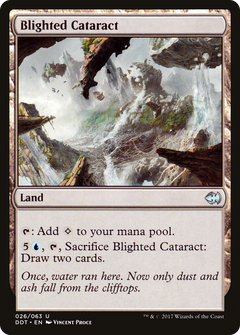 Blighted Cataract [Duel Decks: Merfolk vs. Goblins]-1