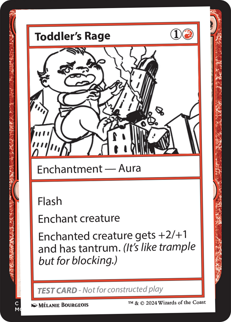 Toddler's Rage [Mystery Booster 2 Playtest Cards]-1