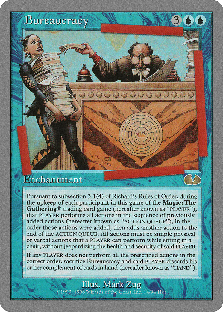 Bureaucracy [Unglued]-1