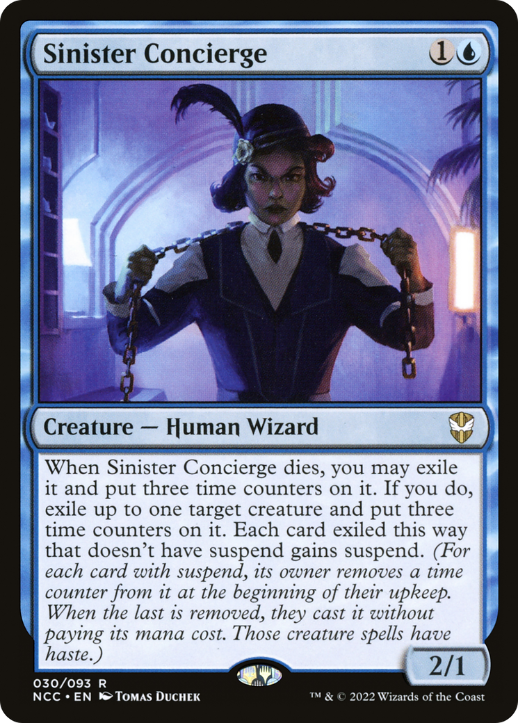 Sinister Concierge [Streets of New Capenna Commander]-1