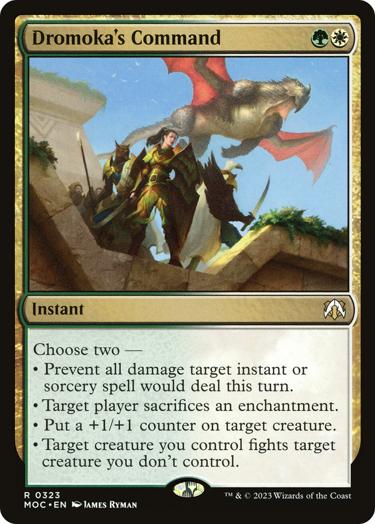 Dromoka's Command [March of the Machine Commander]-1