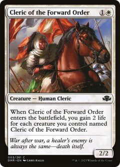 Cleric of the Forward Order [Dominaria Remastered]-1