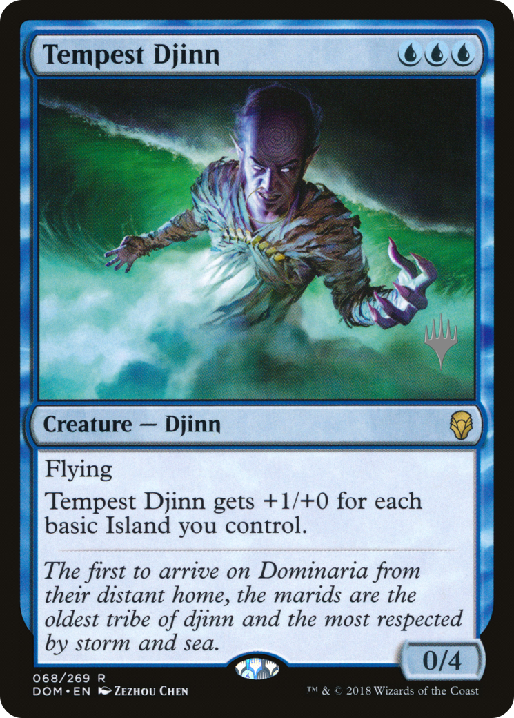 Tempest Djinn (Promo Pack) [Dominaria Promos]-1