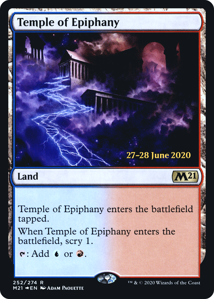 Temple of Epiphany [Core Set 2021 Prerelease Promos]-1