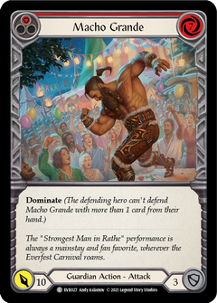 Macho Grande (Red) [EVR027] (Everfest)  1st Edition Rainbow Foil-2