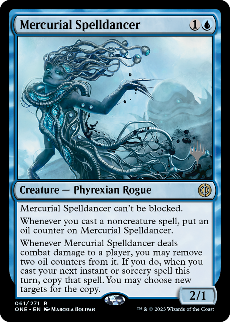 Mercurial Spelldancer (Promo Pack) [Phyrexia: All Will Be One Promos]-1