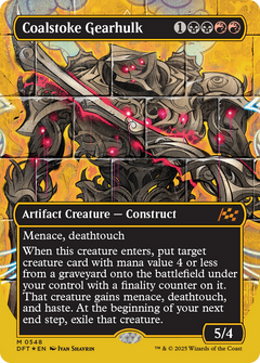 Coalstoke Gearhulk (Borderless) (First-Place Foil) [Aetherdrift]-1