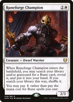 Runeforge Champion [Kaldheim]-1