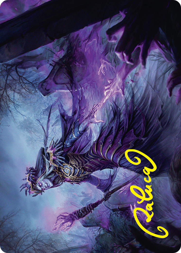 Zul Ashur, Lich Lord // Zul Ashur, Lich Lord (AFDN-010) - Foundations Art Series (Borderless) Foil-3