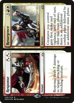 Response // Resurgence [Guilds of Ravnica Prerelease Promos]-1