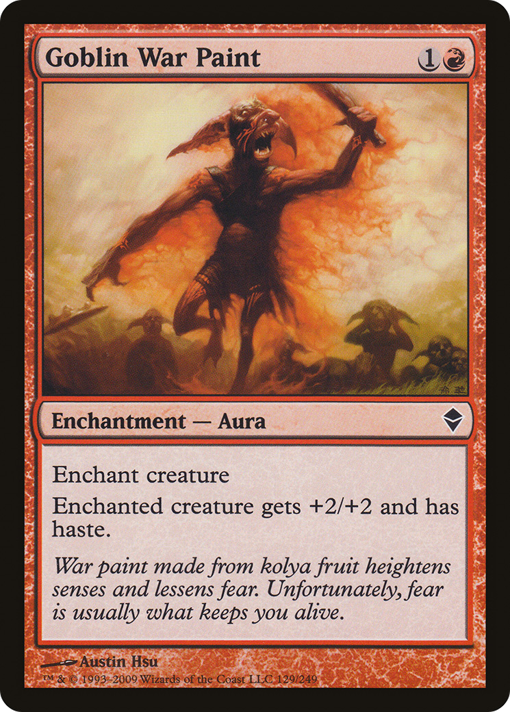 Goblin War Paint [Zendikar]-1