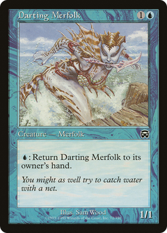 Darting Merfolk [Mercadian Masques]-1