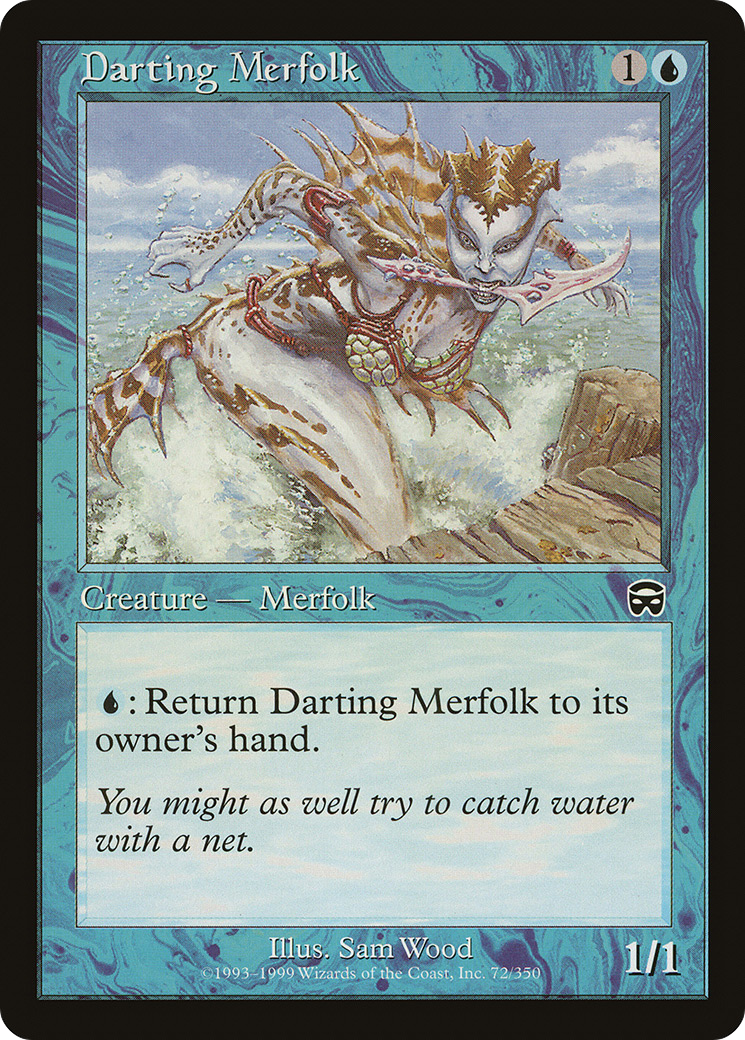Darting Merfolk [Mercadian Masques]-1