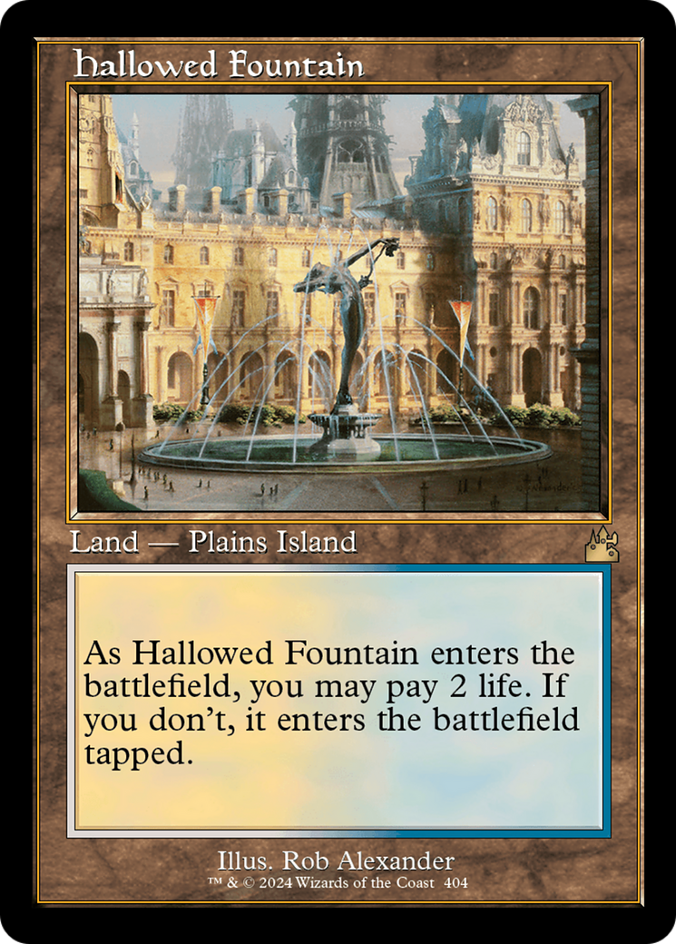 Hallowed Fountain (Retro) [Ravnica Remastered]-1