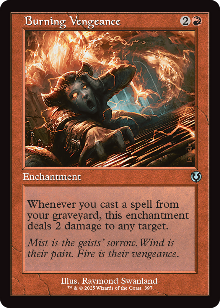 Burning Vengeance (Retro Frame) [Innistrad Remastered]-1