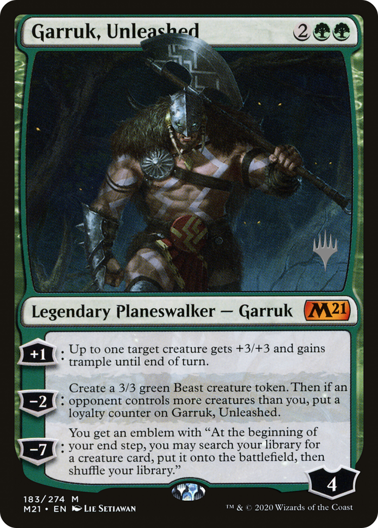 Garruk, Unleashed (Promo Pack) [Core Set 2021 Promos]-1