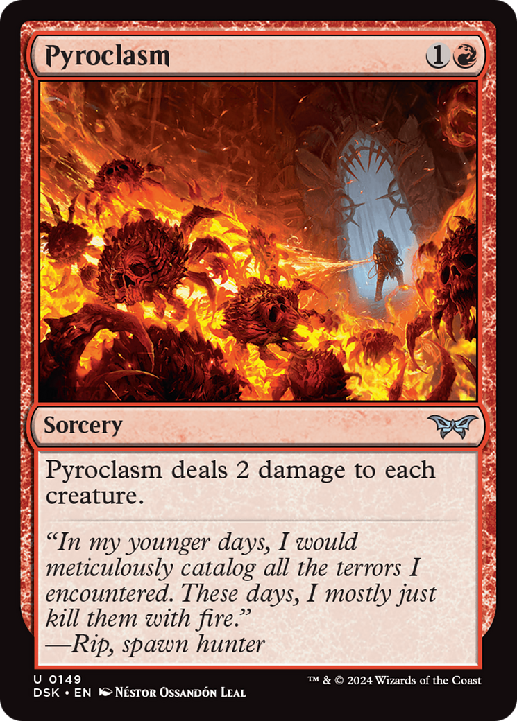 Pyroclasm [Duskmourn: House of Horror]-1