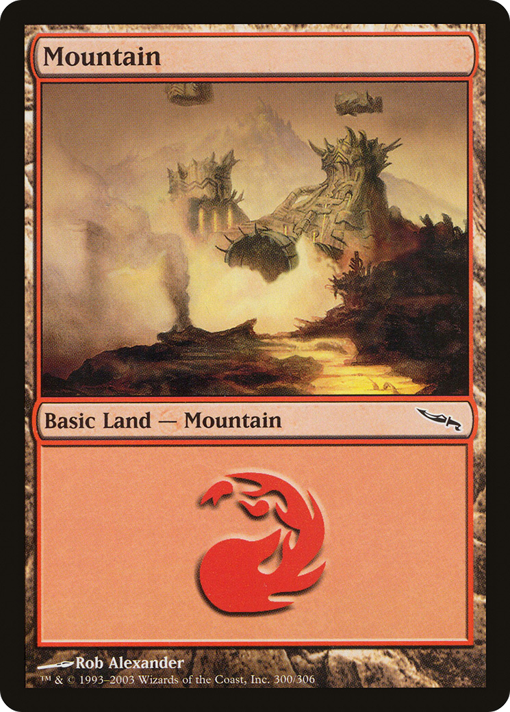 Mountain (300) [Mirrodin]-1