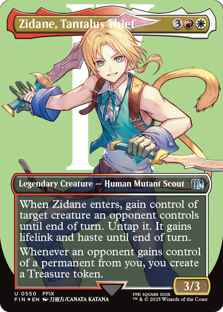 Zidane, Tantalus Thief (Borderless) (Surge Foil) [FINAL FANTASY]-1