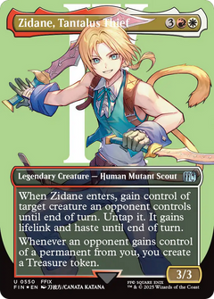 Zidane, Tantalus Thief (Borderless) (Surge Foil) (FIN-550) - FINAL FANTASY (Borderless) Foil-1