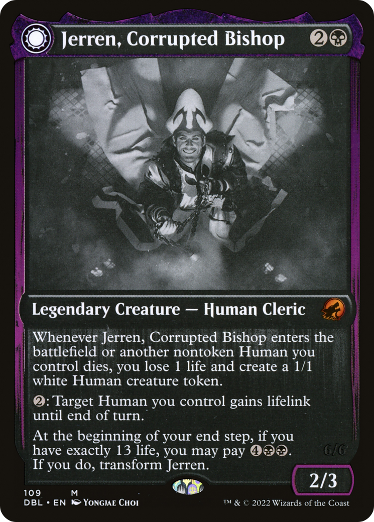 Jerren, Corrupted Bishop // Ormendahl, the Corrupted [Innistrad: Double Feature]-3