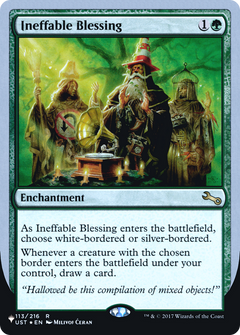 Ineffable Blessing (Bordered) (Unfinity Foil Edition) [The List]-1