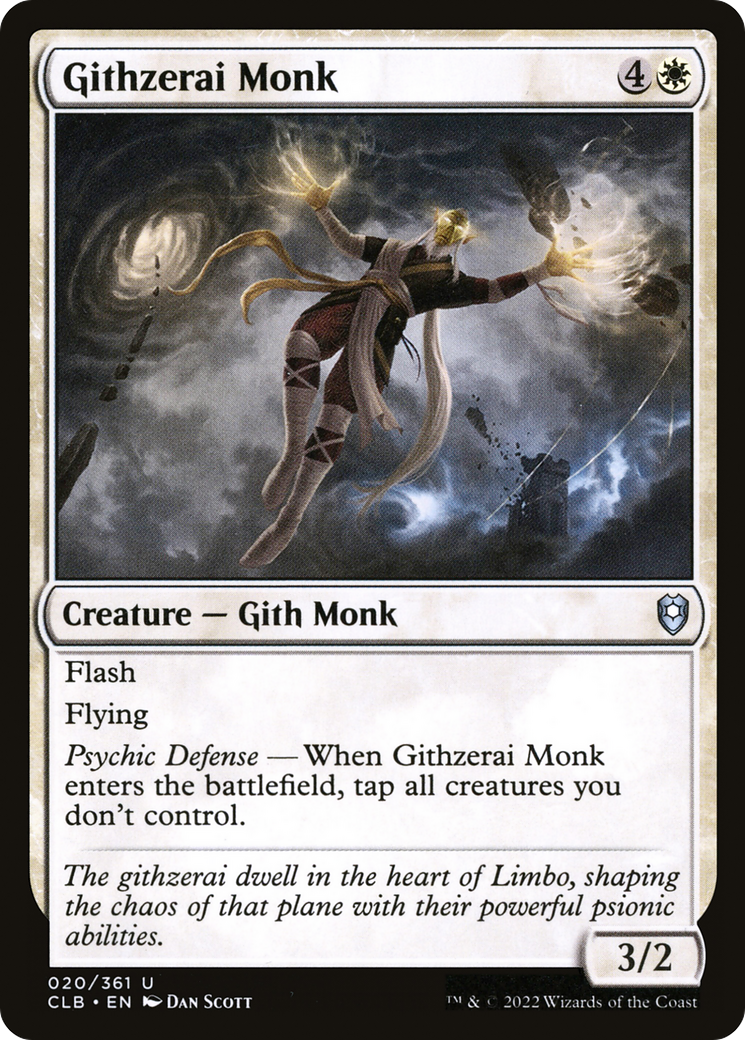 Githzerai Monk [Commander Legends: Battle for Baldur's Gate]-1