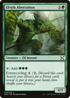 Elvish Aberration [Duel Decks: Elves vs. Inventors]-1