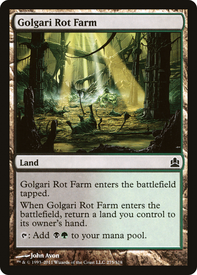 Golgari Rot Farm [Commander 2011]-1