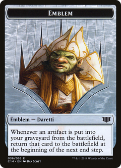 Daretti, Scrap Savant Emblem // Tuktuk the Returned Double-Sided Token [Commander 2014 Tokens]-3