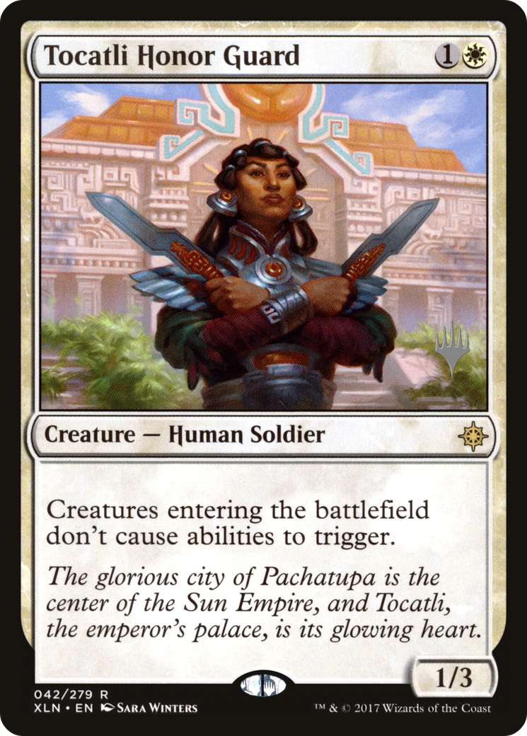 Tocatli Honor Guard (Promo Pack) [Ixalan Promos]-1