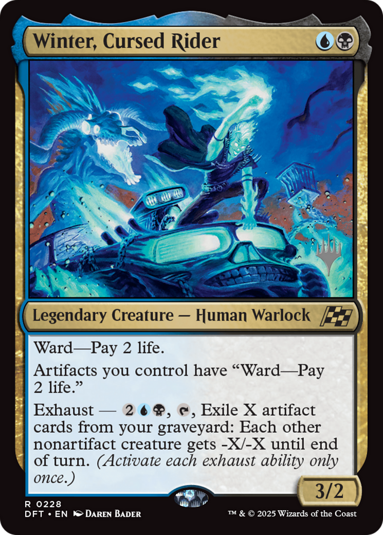 Winter, Cursed Rider (Promo Pack) [Aetherdrift Promos]-1