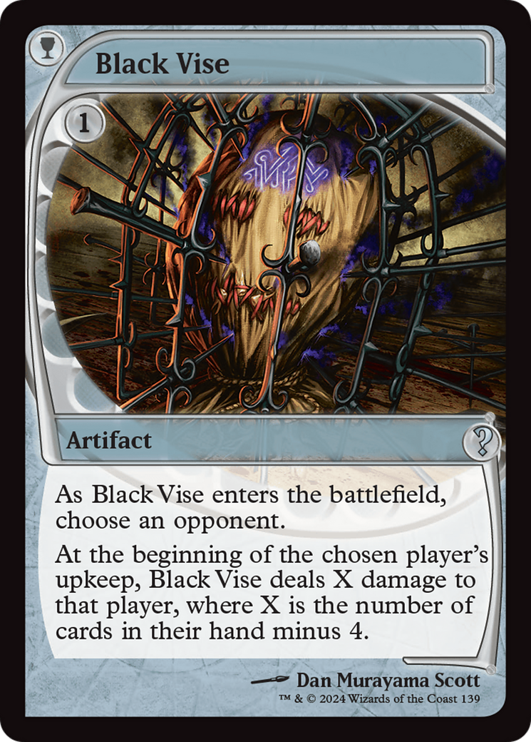 Black Vise (Future Sight) [Mystery Booster 2]-1