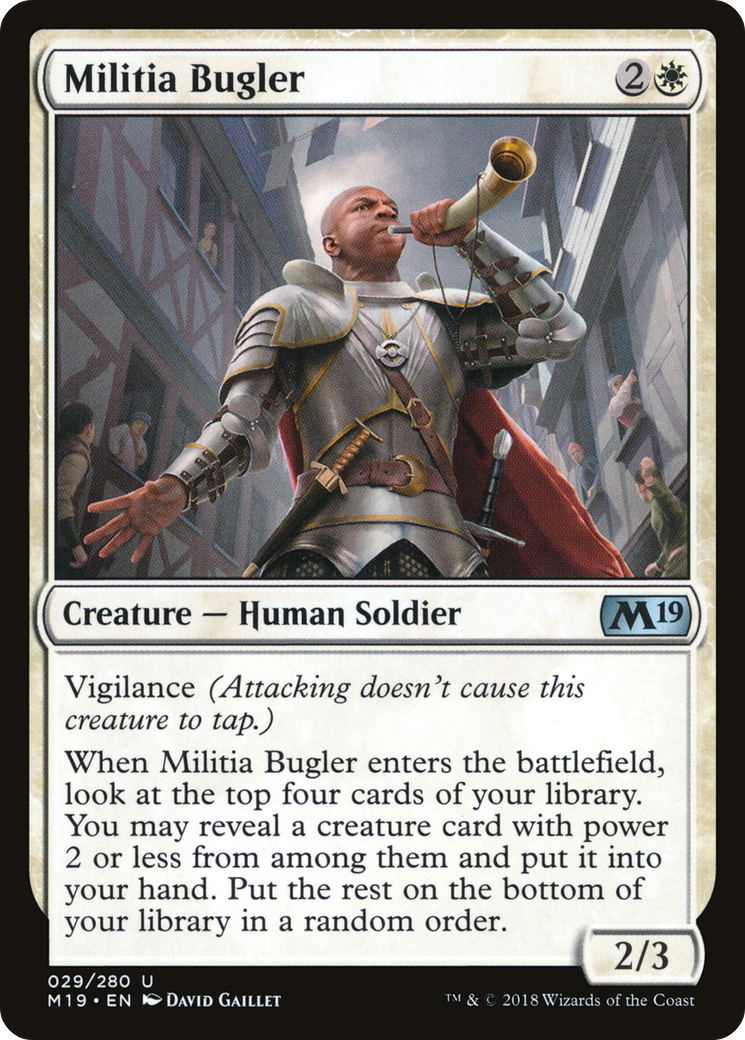 Militia Bugler [Core Set 2019]-1