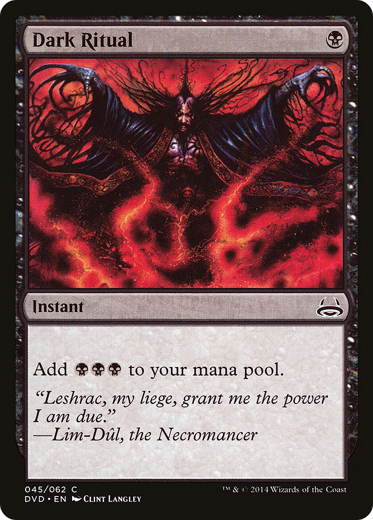 Dark Ritual (Divine vs. Demonic) [Duel Decks Anthology]-1