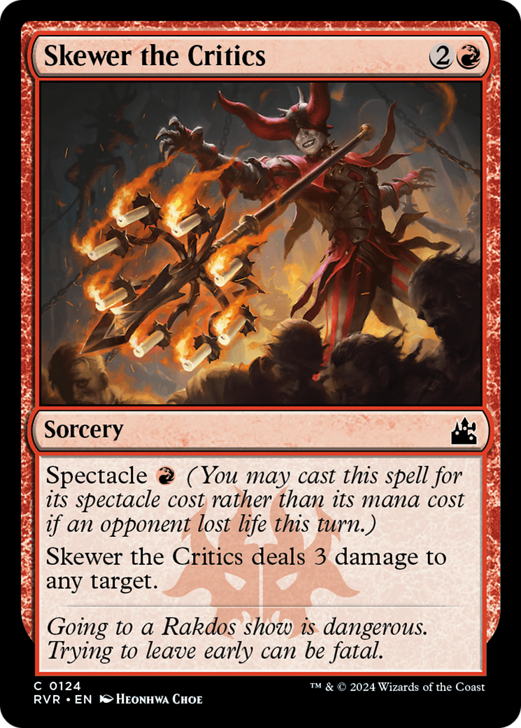 Skewer the Critics [Ravnica Remastered]-1